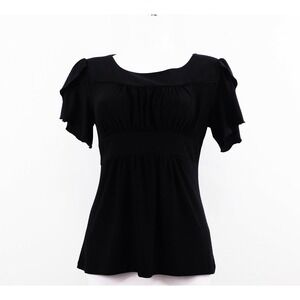 Serenade Women Shirt, Size PM, Black, 90% Polyester,‎ 10% Spandex